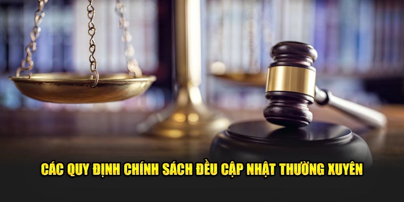 Các quy định chính sách đều cập nhật thường xuyên 